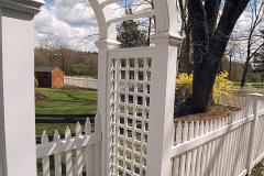 Scalloped Open Picket with Arbor