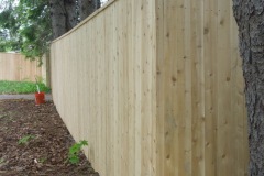 Traditional Board on Steel Posts