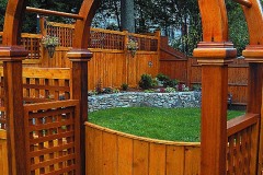 Arbor Gate English Garden Lattice